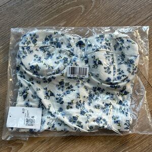 Floral Bustier Tank Top